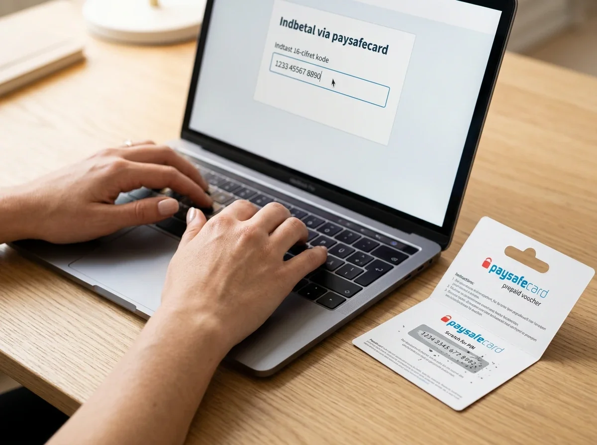 Trin-for-trin indbetaling med paysafecard på en dansk betting side